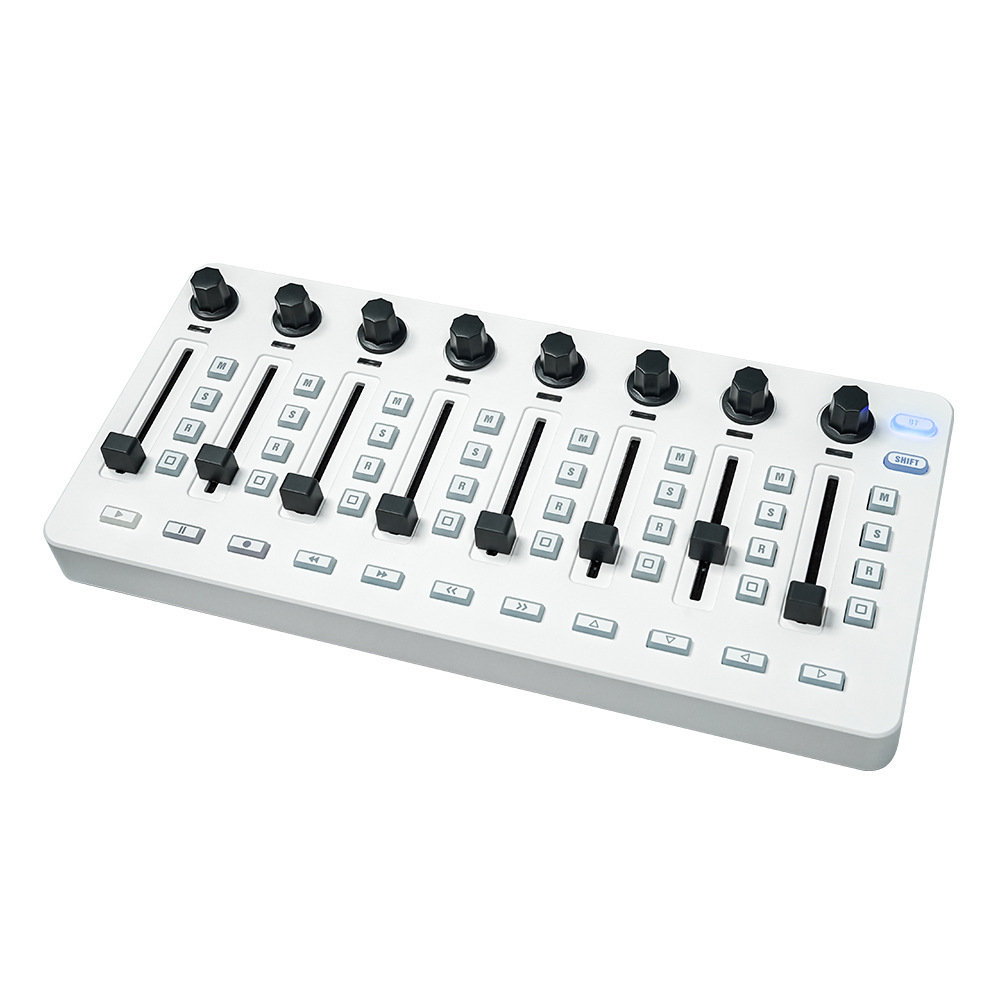 Audio And Music Mixer - มิกเซอร์ควบคุม MIDI, 8 ตัวเข้ารหัส, ควบคุมผ่านซอฟต์แวร์, อินเทอร์เฟซเสียง,
