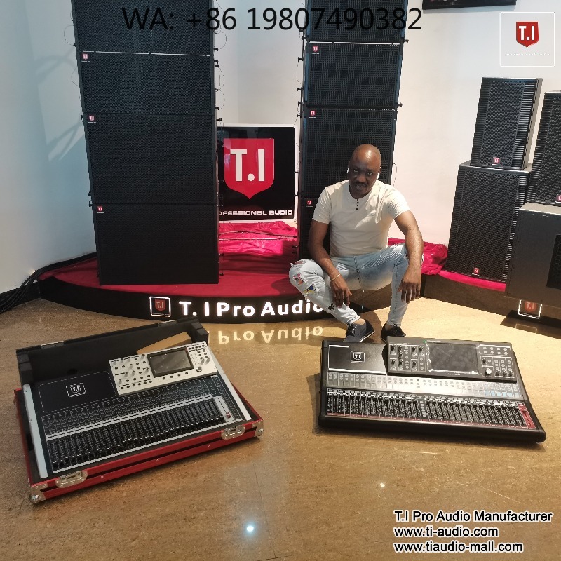 Audio And Music Mixer - มิกเซอร์ดิจิตอล 32 ช่องสัญญาณ, อุปกรณ์เสียงระดับมืออาชีพสำหรับดีเจ สำหรับงานปาร์ตี้และการแสดงดนตรีสด