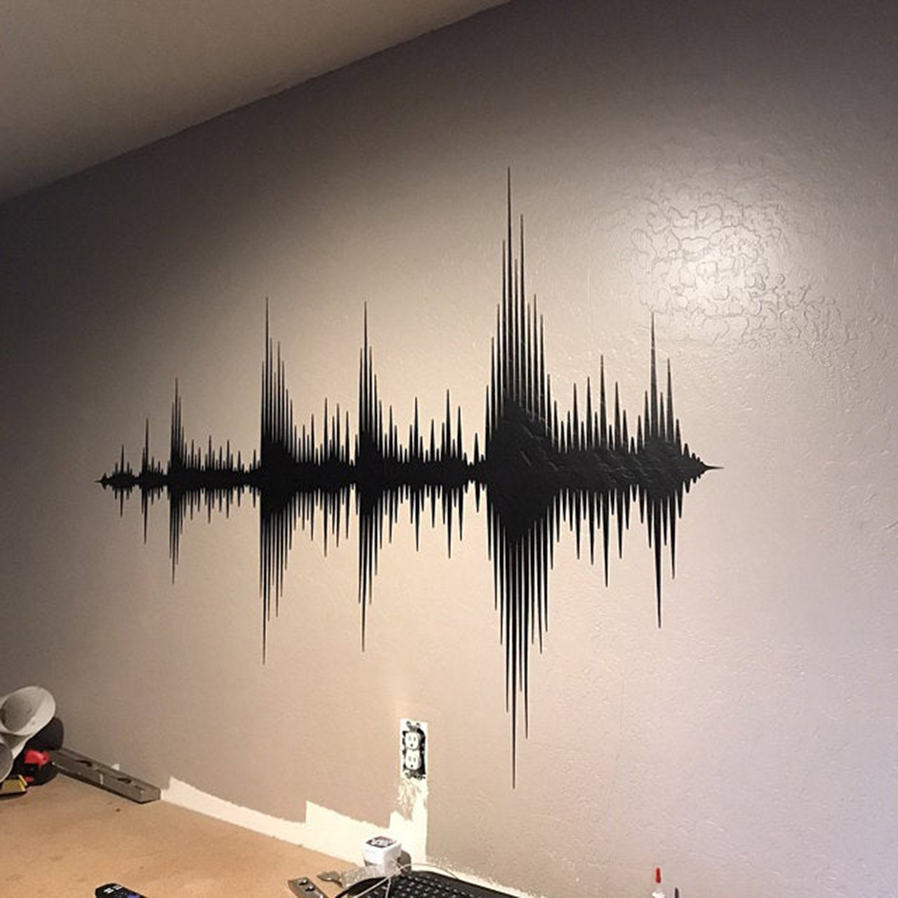 เสียง WAVE Wall Decal Sound WA - Audio Music Wave บทวิจารณ์และราคา