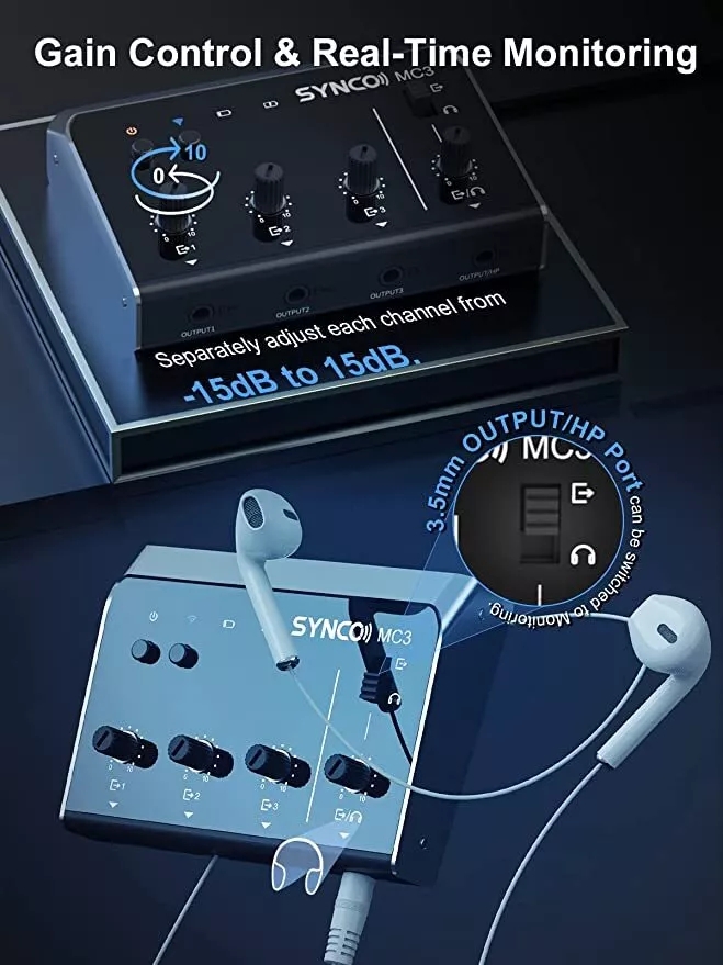 ซินโค เอ็มซี 3 ไลท์เครื่องผสมเ - Audio And Music Mixer บทวิจารณ์และราคา