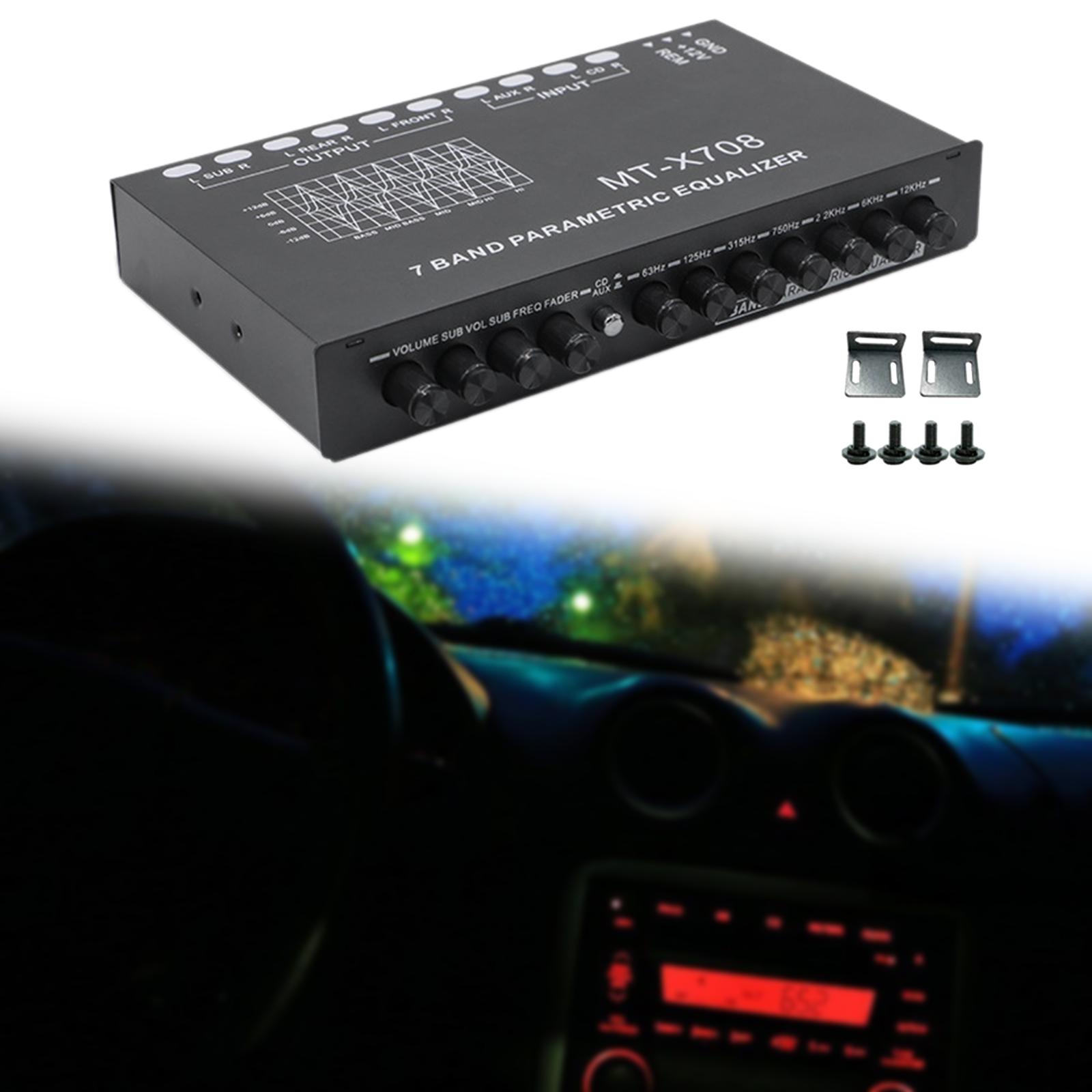 อีควอไลเซอร์ 7 แบนด์ DC 12V พร - Audio Music Equalizer บทวิจารณ์และราคา