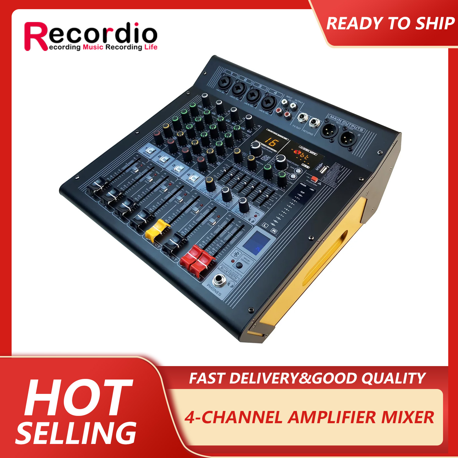GAX-EX4 Professional คอนโซลผสม - Audio And Music Mixer บทวิจารณ์และราคา