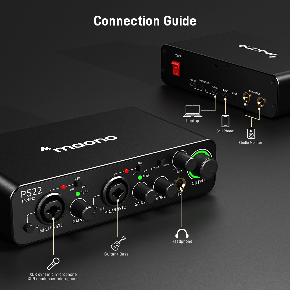 อินเทอร์เฟซเสียงระดับมืออาชีพ  - Audio And Music Mixer บทวิจารณ์และราคา