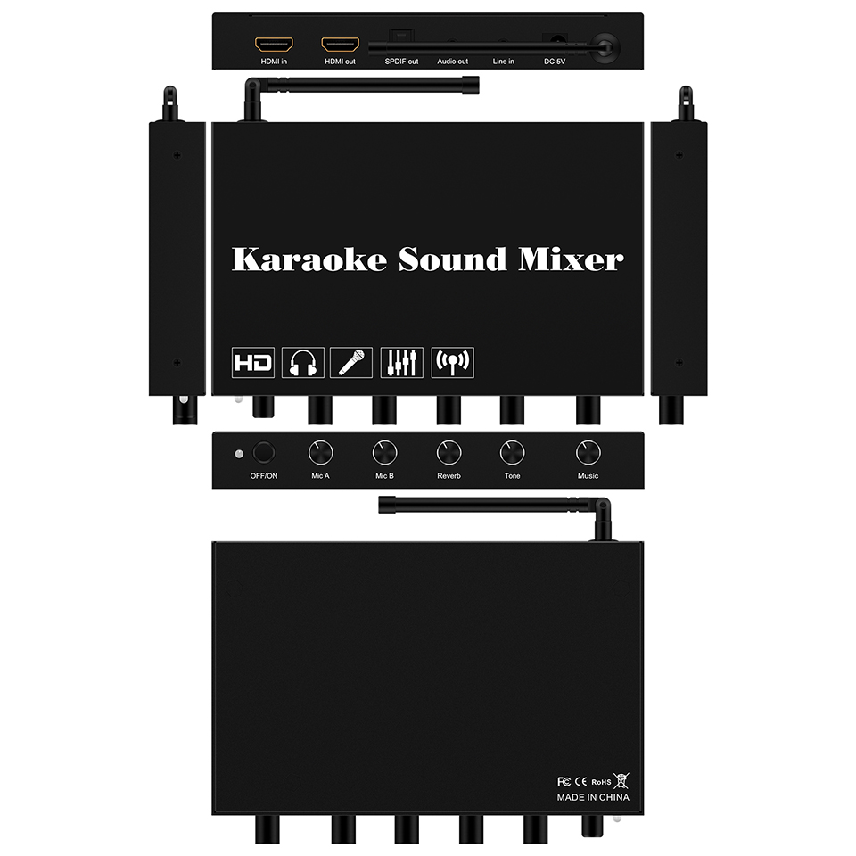เครื่องผสมเสียง Audio mixerdj  - Audio And Music Mixer บทวิจารณ์และราคา