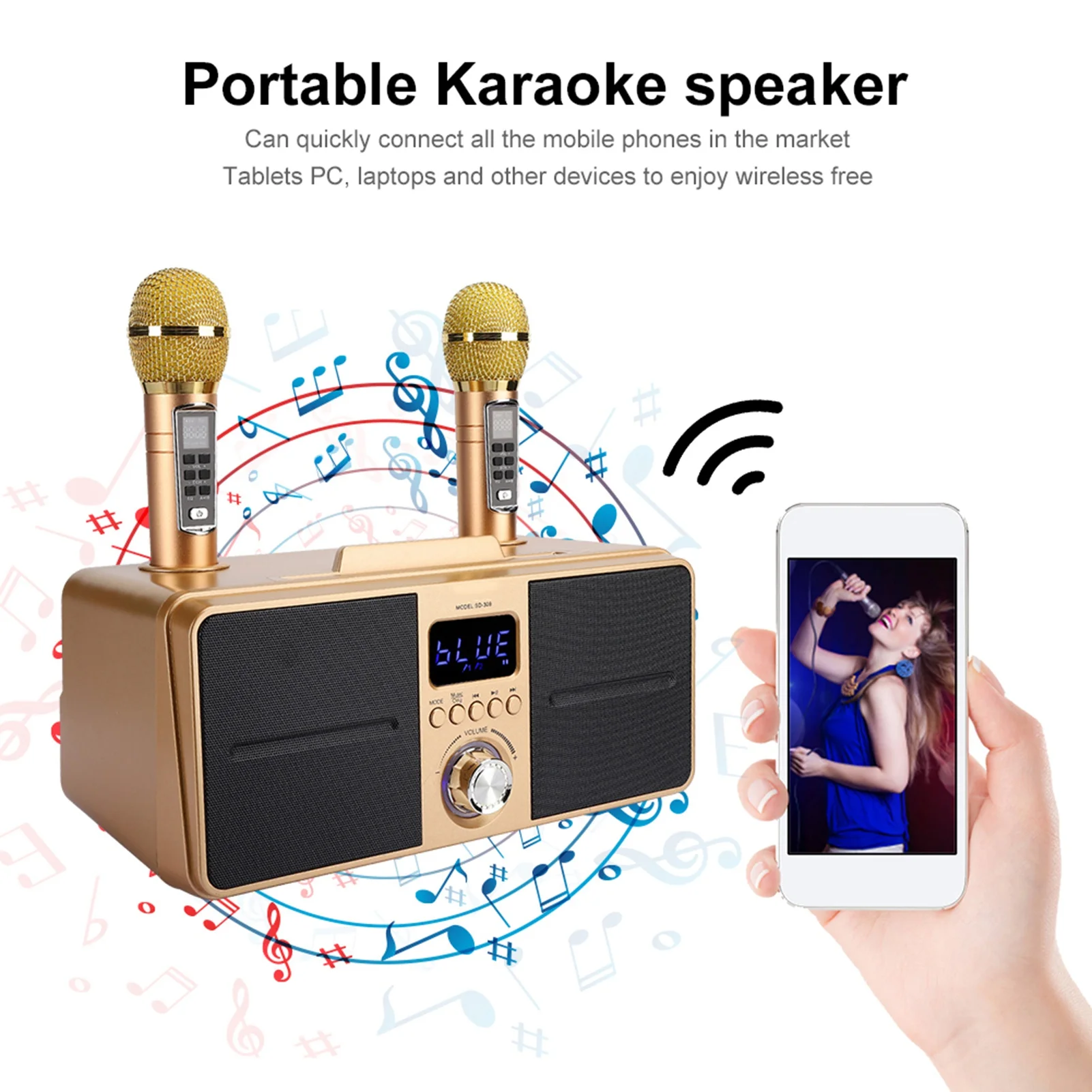 ลำโพงคาราโอเกะบลูทูธสำหรับครอบ - Apple Music Audio Quality บทวิจารณ์และราคา