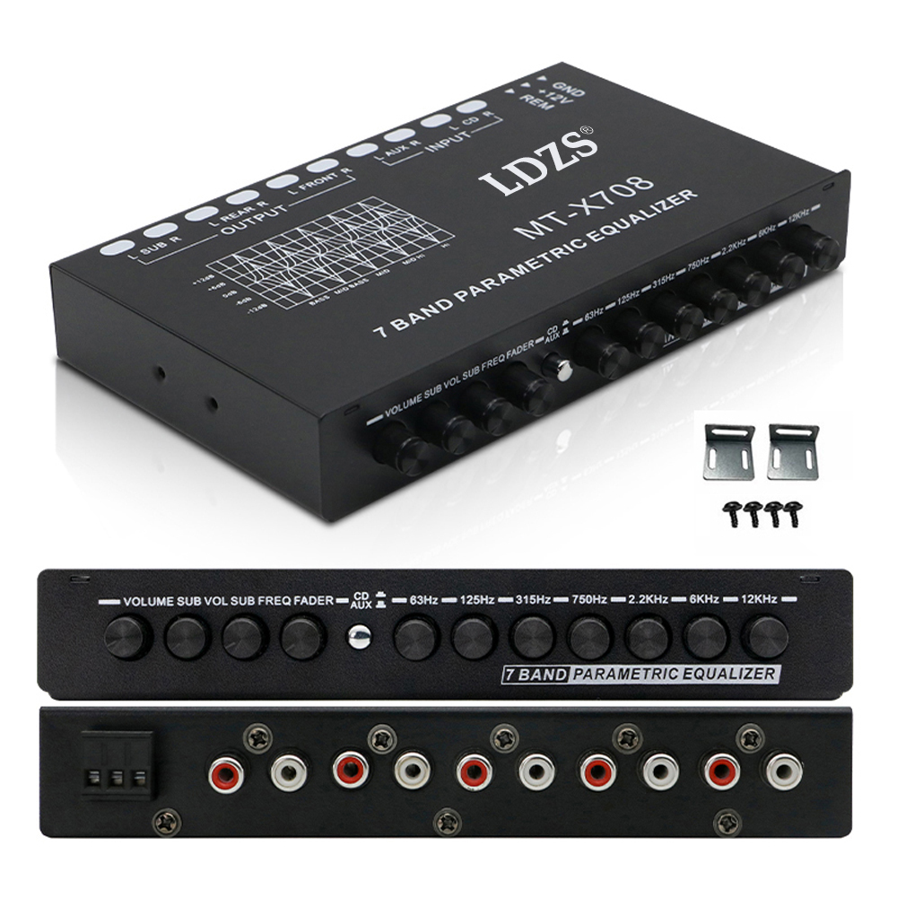 อีควอไลเซอร์รถยนต์7แบนด์อเนกปร - Audio Music Equalizer บทวิจารณ์และราคา
